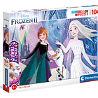 Puzzle Jewels 104 pçs - Frozen 1