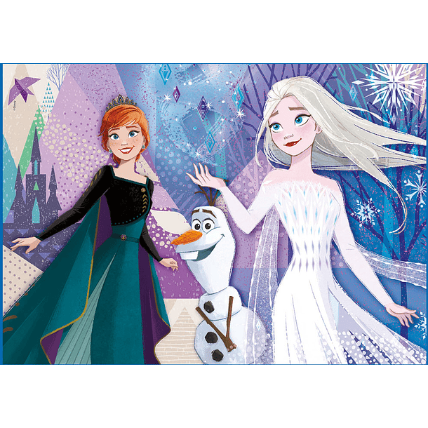 Puzzle Jewels 104 pçs - Frozen 2