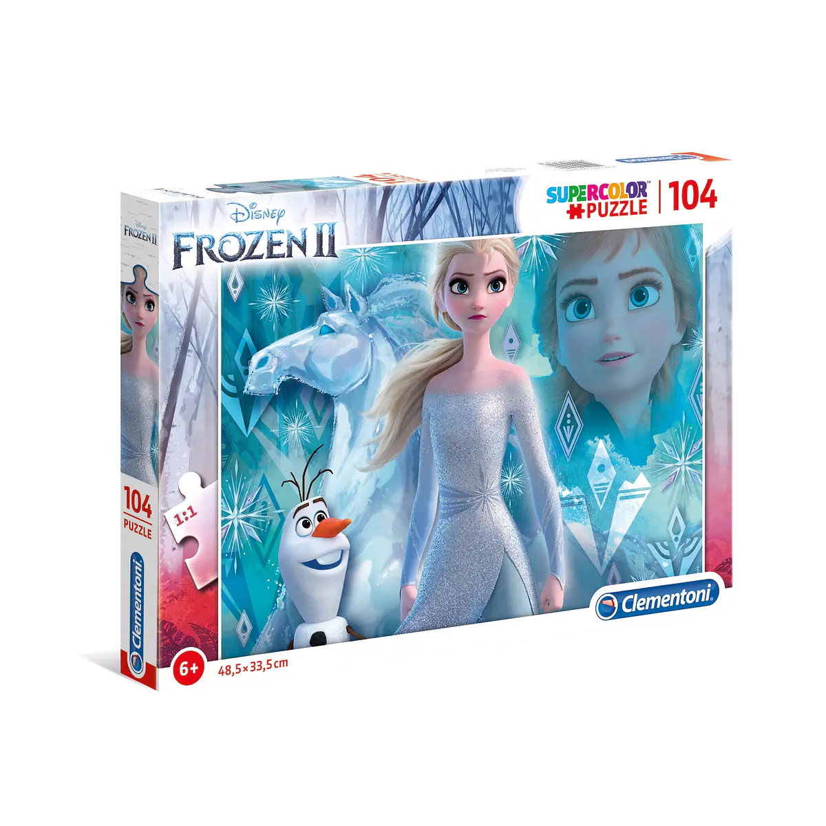 Puzzle 104 pçs - Frozen II | Cubos Luminosos