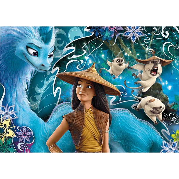 Puzzle Glitter 104 pçs - Raya 2