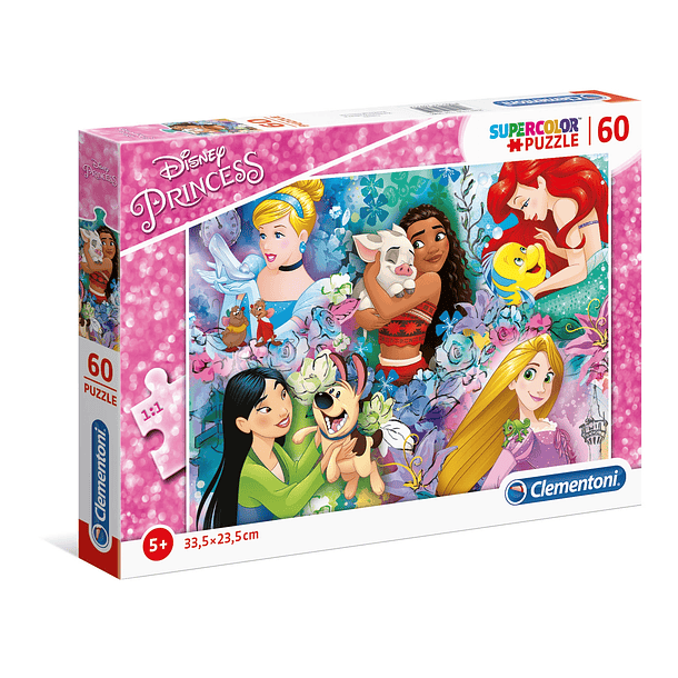 Puzzle 60 pçs - Disney Princess 1