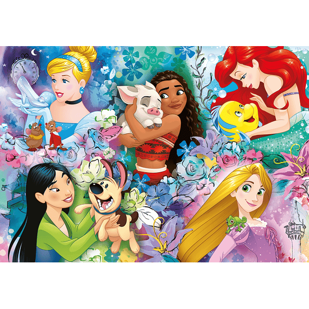 Puzzle 60 pçs - Disney Princess 2