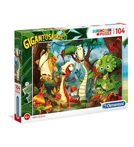 Puzzle 104 pçs - Gigantosaurus