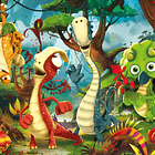 Puzzle 104 pçs - Gigantosaurus 2