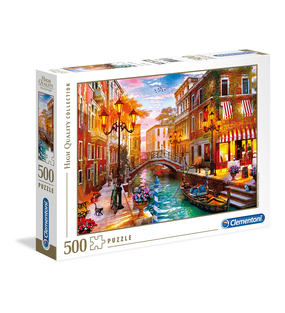 Puzzle 500 pçs - Anoitecer em Veneza