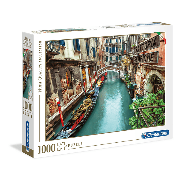 Puzzle 1000 pçs - Canal de Veneza 1
