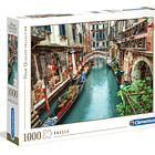 Puzzle 1000 pçs - Canal de Veneza 1