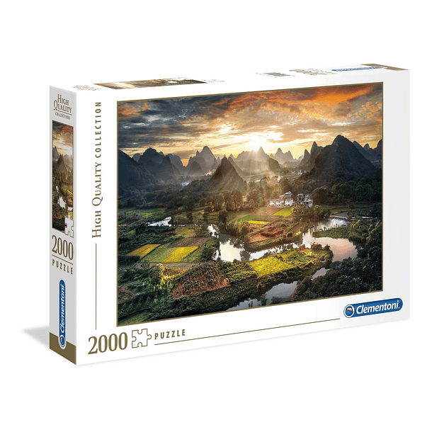 Puzzle 2000 pçs - View of China 1