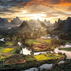 Puzzle 2000 pçs - View of China 2