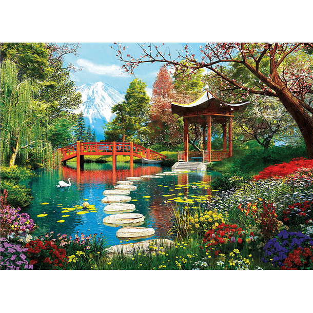 Puzzle 1000 pçs - Gardens of Fuji 2