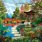 Puzzle 1000 pçs - Gardens of Fuji 2