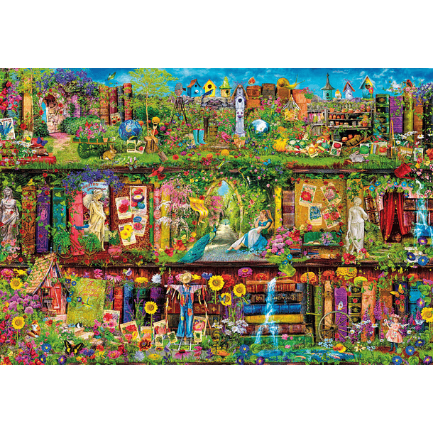 Puzzle 2000 pçs - The Garden Shelf 2