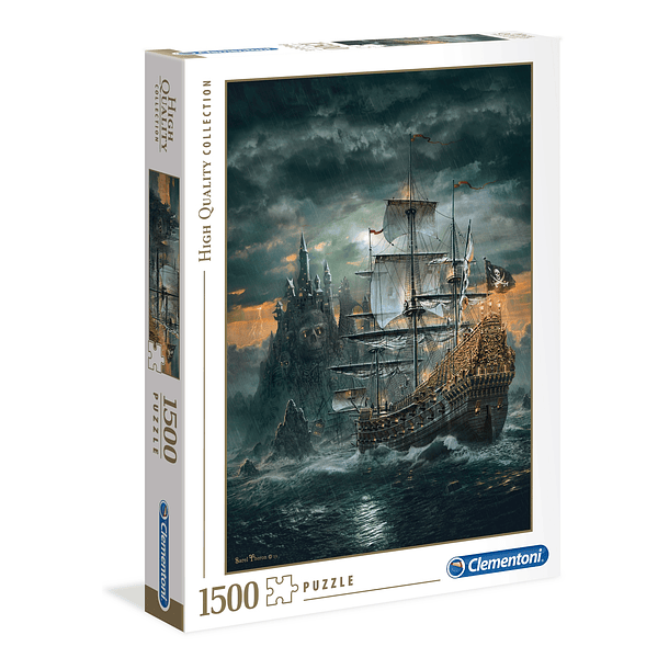 Puzzle 1500 pçs - The Pirate Ship 1