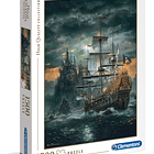 Puzzle 1500 pçs - The Pirate Ship 1