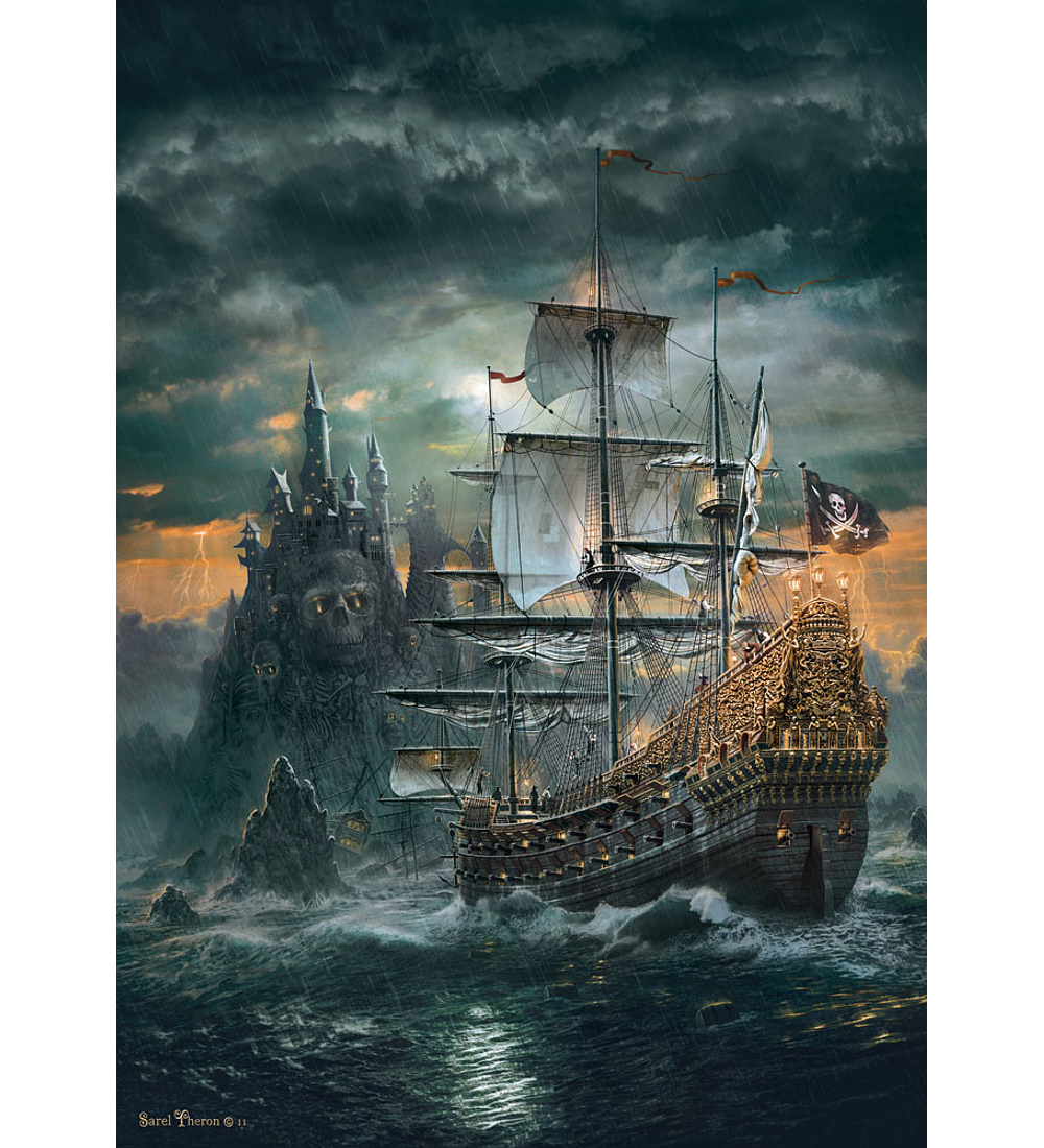 Puzzle 1500 pçs - The Pirate Ship