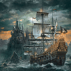Puzzle 1500 pçs - The Pirate Ship 2