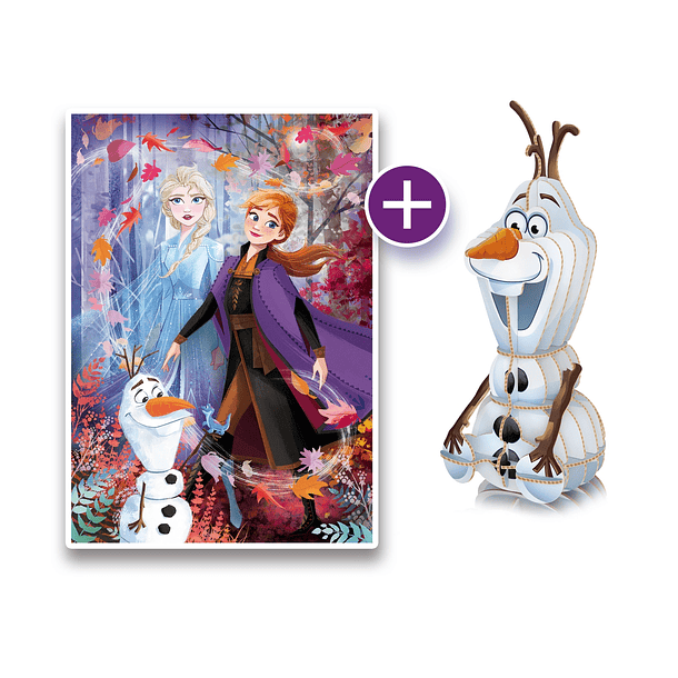 Puzzle 104 pçs + 3D Model - Frozen II 2