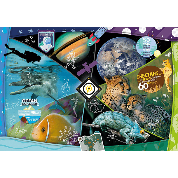 Puzzle 104 pçs - Explorers in Training 2