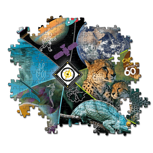 Puzzle 104 pçs - Explorers in Training 3