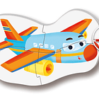 Puzzle 2+3+4+5 pçs - Meios de Transporte 3