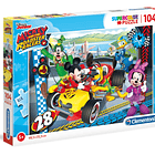 Puzzle 104 pçs - Mickey and The Roadster Racers 1