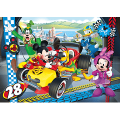 Puzzle 104 pçs - Mickey and The Roadster Racers