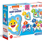 Puzzle 3+6+9+12 pçs - Baby Shark 1
