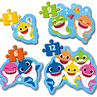 Puzzle 3+6+9+12 pçs - Baby Shark 2