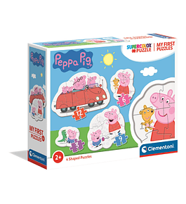 Puzzle 2+3+4+5 pçs - Peppa Pig