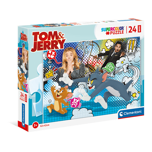 Puzzle Maxi 24 pçs - Tom and Jerry 1