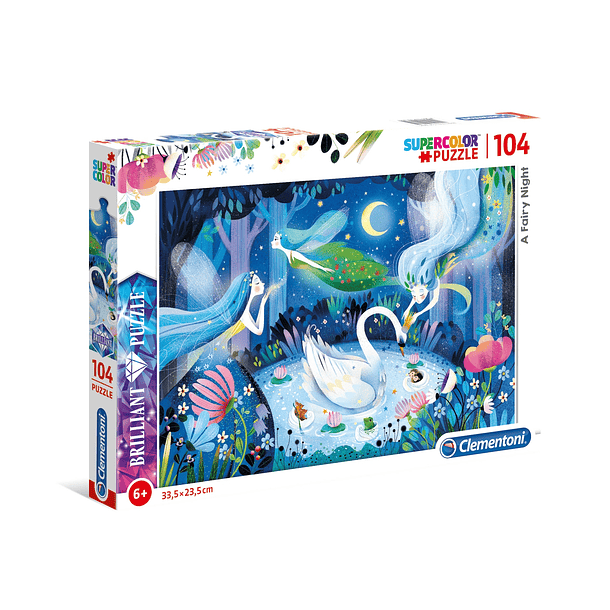 Puzzle Brilliant 104 pçs - A Fairy Night 1