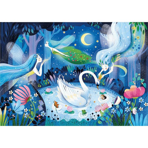Puzzle Brilliant 104 pçs - A Fairy Night 2
