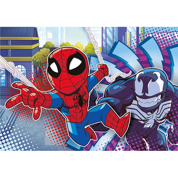 Puzzle 3x48 pçs - Marvel Super Hero 2