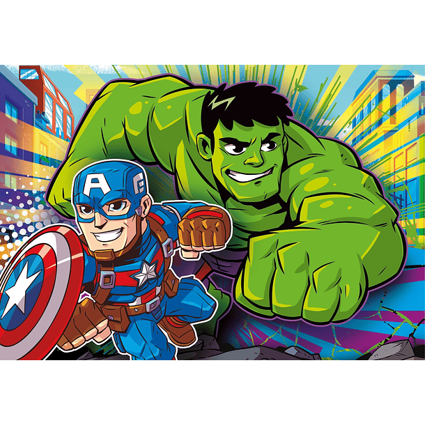 Puzzle 3x48 pçs - Marvel Super Hero 3