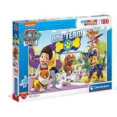 Puzzle 180 pçs - Patrulha Pata One Team
