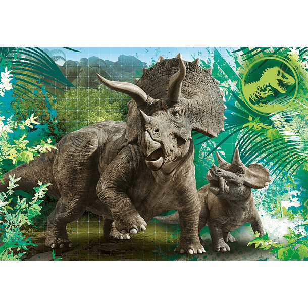 Puzzle 3x48 pçs - Jurassic World 2