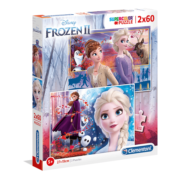 Puzzle 2x60 pçs - Frozen II 1
