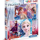 Puzzle 2x60 pçs - Frozen II 1