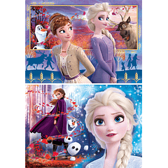 Puzzle 2x60 pçs - Frozen II