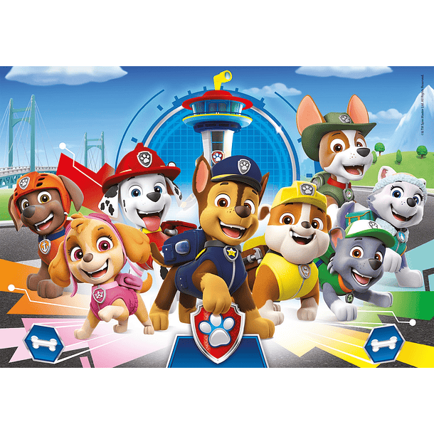 Puzzle 2x60 pçs - Patrulha Pata 3