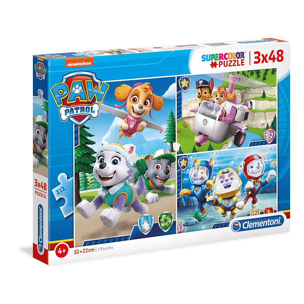 Puzzle 3x48 pçs - Patrulha Pata 1
