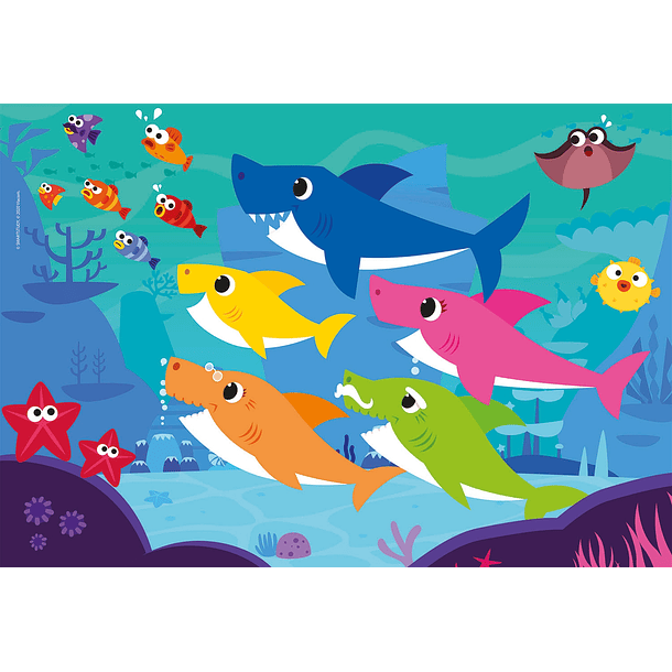 Puzzle 3x48 pçs - Baby Shark 3