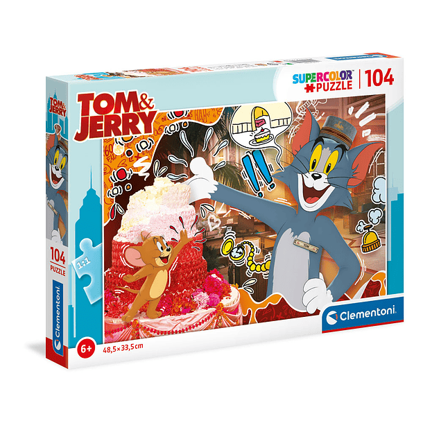 Puzzle 104 pçs - Tom and Jerry 1