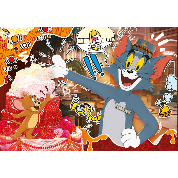 Puzzle 104 pçs - Tom and Jerry 2