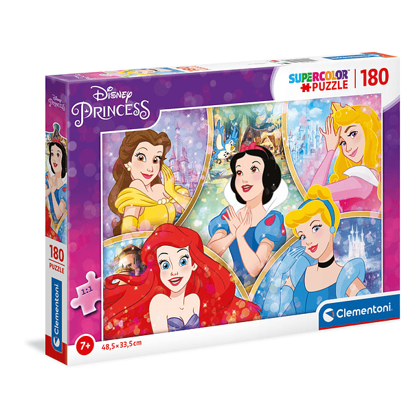 Puzzle 180 pçs - Princesas 1