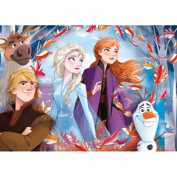 Puzzle 2x20 + 2x60 pçs - Frozen II 3