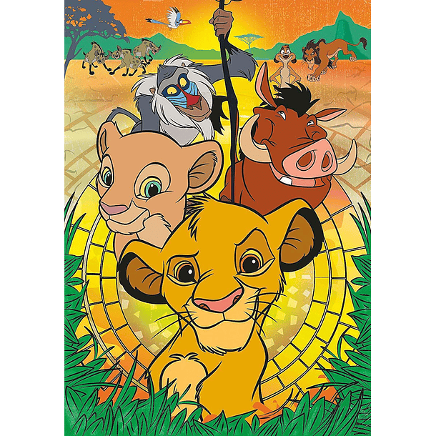 Puzzle 104 pçs + 3D Model - Lion King 2
