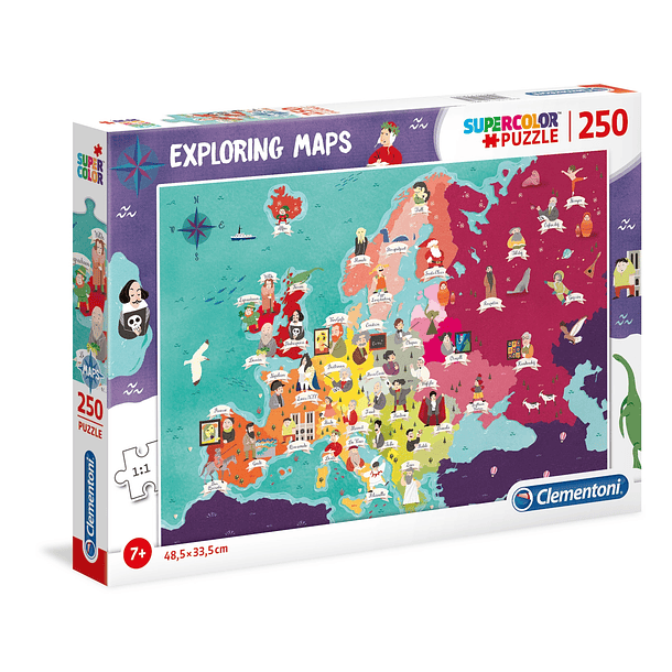 Puzzle 250 pçs - Great People in Europe 1