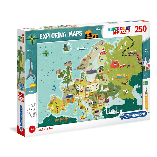 Puzzle 250 pçs - Great Places in Europe 1