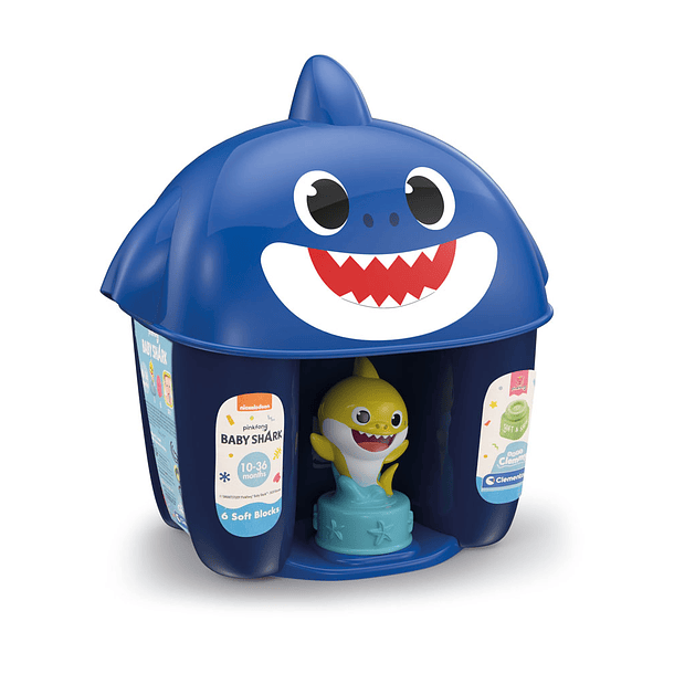 Soft Clemmy - Balde Baby Shark Azul 1